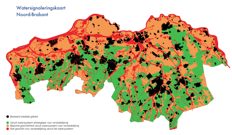 Watersignaleringskaart - Klimaatadaptatie Provincie Noord-Brabant